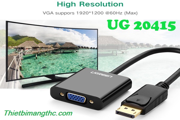 Display Port sang VGA Ugreen cao cấp